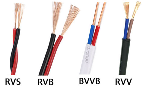 RVS與RVB、BVVB、<a href='http://www.sutee.cn/rvvdianxian/' target='_blank'><u>RVV電線</u></a>